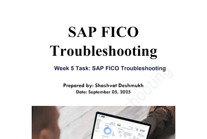 sap fico support, configuration help, and error resolution